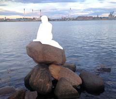 Statue of the Little Mermaid in Copenhagen