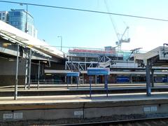 Platforms at London Paddington station