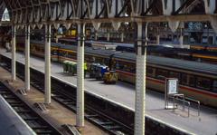 Paddington Station in London on a busy day