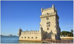 Torre de Belém in Lisbon, Portugal, near the Tagus River