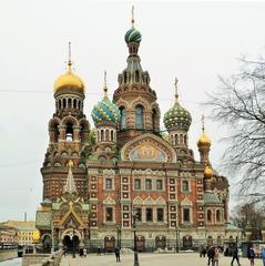 Cathedral of the Resurrection on Spilled Blood in Saint Petersburg, Russia