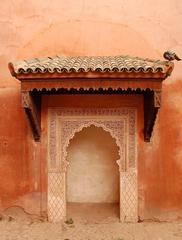 Individual tomb in Saadian Tombs in Marrakesh, Morocco