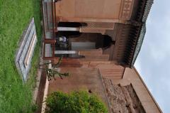 Saadian tombs in Marrakech with intricate architecture and detailed ornamentation