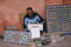 Saadian Tombs in Marrakesh, Morocco