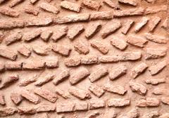 Saadian Tombs architectural detail in Marrakech, Morocco