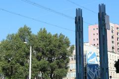 Monument De La Passerelle Du Ghetto De Varsovie