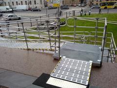 ramp at St. Isaac's Cathedral in Saint Petersburg