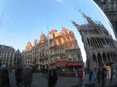 Reflection of the Grand-Place in Brussels