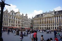 Grand Place in Brussels on a sunny day