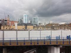 view from the top floor window to the north at Jack the Ripper Museum in London