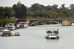 View of Seville from Puente de Isabel II