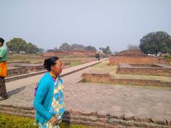 Ancient Nalanda University ruins