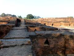 Buddhist Vihara at Nalanda University in India