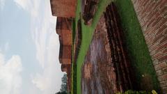 Burial stupas of professors and students in Nalanda