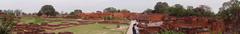 Panoramic view of Nalanda ruins