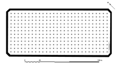 Plan of the Basilica Cistern in Istanbul