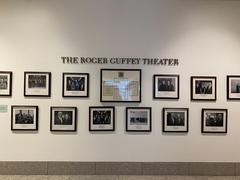 Entrance of the Robert Guffey Theater inside the Kansas City Federal Reserve building