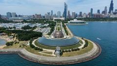 Adler Planetarium with a view to the west