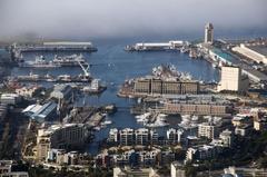 aerial view of Victoria and Alfred Waterfront