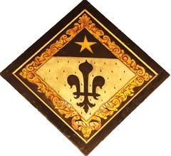 Funeral hatchment for Elizabeth Gayer in St. Giles' church, Stoke Poges, Buckinghamshire