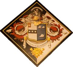 Funeral hatchment for Granville Penn in St. Giles' church, Buckinghamshire