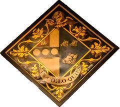 Funeral hatchment for Isabella Granville Penn