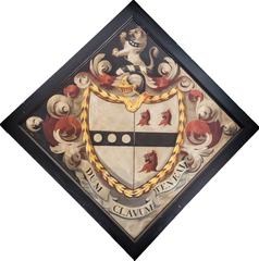 Funeral hatchment for Thomas Penn in St Giles' Church, Stoke Poges