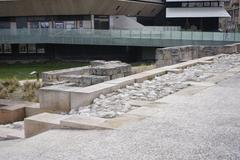 Greek city wall of Massilia from inside the ancient city