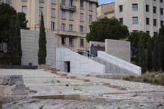 Entrance of Jardin des Vestiges in Marseille