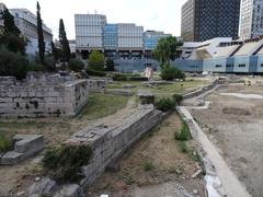 Jardin des Vestiges architectural site in Marseille, France