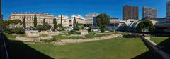 Roman port ruins in Jardin des Vestiges, Marseille