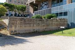 Jardin des Vestiges in Marseille ancient wall