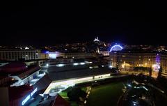 Basilique Notre-Dame de la Garde at night in Marseille