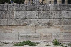 Part of the Greek city wall of Massilia from the 2nd century BC