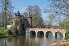 Groot-Bijgaarden castle in Dilbeek, Flemish Region