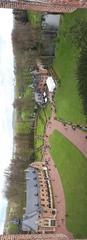 Groot-Bijgaarden Castle with a moat and lush gardens