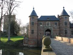 Groot-Bijgaarden Castle with lush gardens