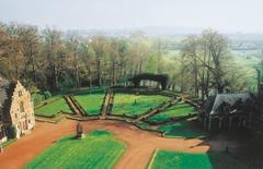 French garden at Groot-Bijgaarden Castle