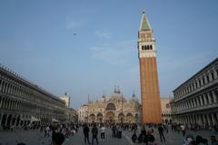 Piazza San Marco in Venice with tourists