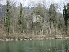 Ruine Weissenau in Unterseen, Switzerland