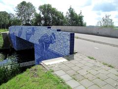 Denkmal für die Elf-Städte-Tour in Friesland bei Giekerk