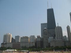 East Lake Shore Drive Historic District viewed from Oak Street Beach