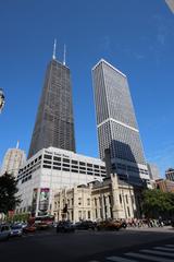 Water Tower Place and nearby buildings