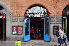 graffiti on a Copenhagen building wall with the text 'believe it or not'