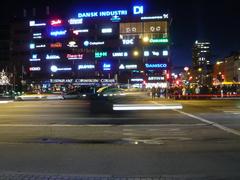 Night view of Copenhagen in December 2007