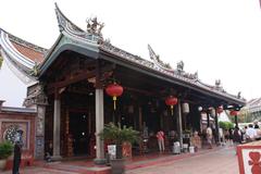 Main entry door to the Cheng Hoon Teng Temple, Malacca