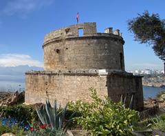 Hidirlik Tower in Kaleiçi old town, Antalya, Turkey