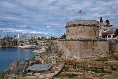 Hidirlik Tower in Antalya, Turkey