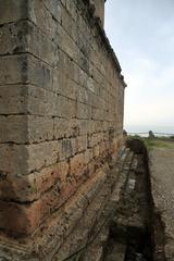 Hıdırlık Tower northwest side with excavated foundation