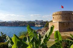 Antalya sea view and Hidirlik Tower